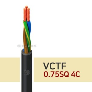 VCTF 0.75SQ 4C (300M) 충진형/전기선/범용 비닐시스